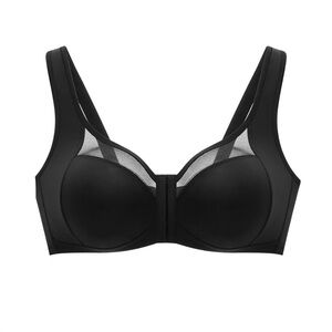 NWT Understance Spacer Air Adina Front Close Wireless Unpadded Bra in Black 34H